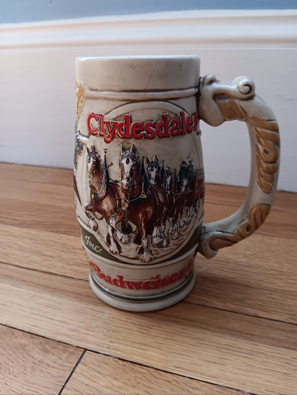 Budweiser Clydesdales Ceramic Stein